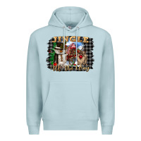 Blue Mist jingle all the way Premium Hoodie - CowGirlArtShop