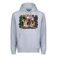 Heather Grey jingle all the way Premium Hoodie - CowGirlArtShop