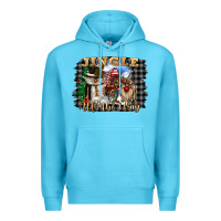Ocean Blue jingle all the way Premium Hoodie - CowGirlArtShop