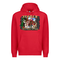 Red jingle all the way Premium Hoodie - CowGirlArtShop