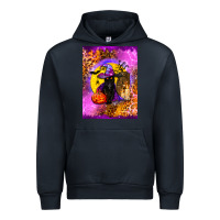 Navy witchy cat Urban Hoodie - BundleAndBundleShop