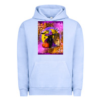 Pigment Grape Ice witchy cat Urban Hoodie - BundleAndBundleShop