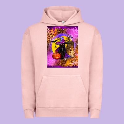 Witchy Cat Urban Hoodie Designed By Bundleandbundleshop