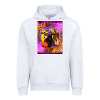 White witchy cat Urban Hoodie - BundleAndBundleShop