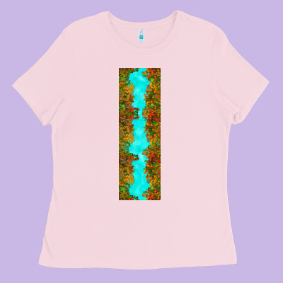 Autumn Squirrel Pen Wraps Ladies Tee Designed By Bundleandbundleshop