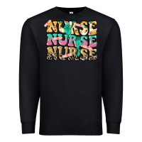 Black Nurse Nurse Nurse Premium Sweatshirt - CowGirlArtShop