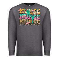Charcoal Heather Nurse Nurse Nurse Premium Sweatshirt - CowGirlArtShop