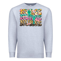Heather Grey Nurse Nurse Nurse Premium Sweatshirt - CowGirlArtShop