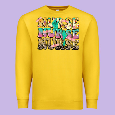 Nurse Nurse Nurse Premium Sweatshirt Designed By Cowgirlartshop
