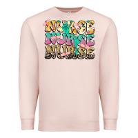 Pale Pink Nurse Nurse Nurse Premium Sweatshirt - CowGirlArtShop