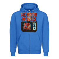 True Royal Horror Movies and Chill Zipper Hoodie - texasbilliewilder