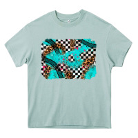 Arona race day turquoise background Heavy Core Tee - AdoDesignShop