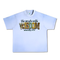 Grape Ice she speaks with wisdom proverbs 31 26 Urban Heavy Tee - NancyCooperArtShop