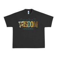Pigment Black she speaks with wisdom proverbs 31 26 Urban Heavy Tee - NancyCooperArtShop