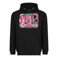 Black i wear pink for my mom Heavyweight Hoodie - CowGirlArtShop