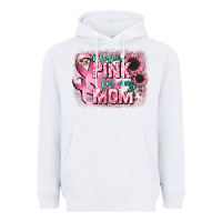 White i wear pink for my mom Heavyweight Hoodie - CowGirlArtShop