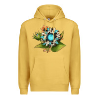 Antique Gold gemstone sunflower Premium Hoodie - JahusDesignShop
