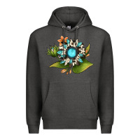 Charcoal Heather gemstone sunflower Premium Hoodie - JahusDesignShop
