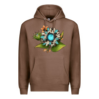 Chestnut gemstone sunflower Premium Hoodie - JahusDesignShop