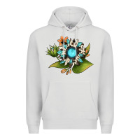 Dove Grey gemstone sunflower Premium Hoodie - JahusDesignShop