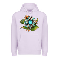 Lilac gemstone sunflower Premium Hoodie - JahusDesignShop