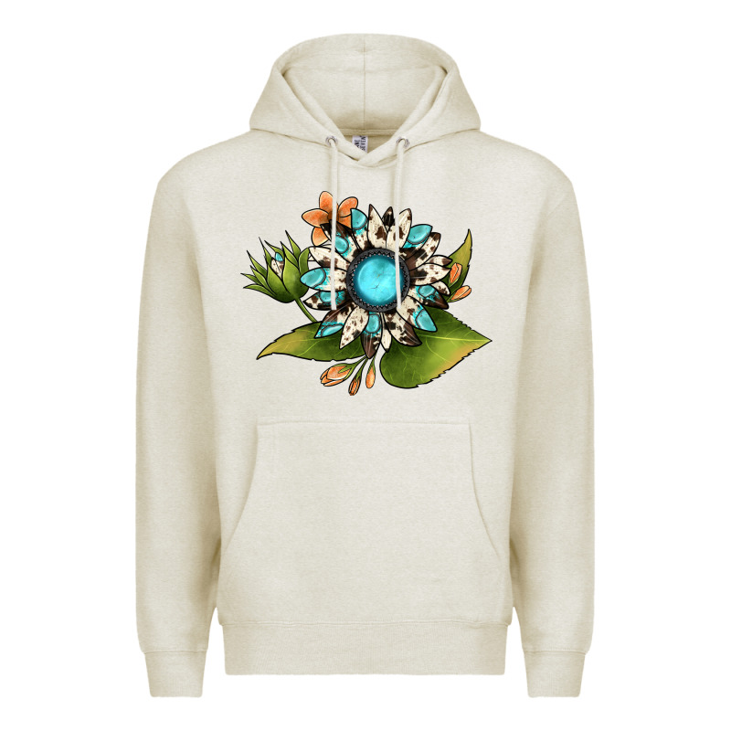Gemstone Sunflower Premium Hoodie by JahusDesignShop | Teevron