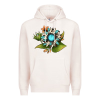 Pale Pink gemstone sunflower Premium Hoodie - JahusDesignShop