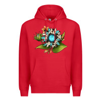 Red gemstone sunflower Premium Hoodie - JahusDesignShop