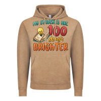 Vintage Coffee my students 100 days brighter Vintage Hoodie - MaliasSmallBusiness