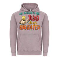 Vintage Zinc my students 100 days brighter Vintage Hoodie - MaliasSmallBusiness