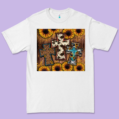 Cross Tumbler Premium Tee Designed By Jahusdesignshop