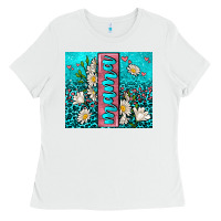 White turquoise leopard mama Ladies Tee - AdoDesignShop