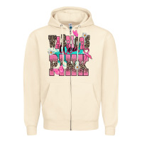 Sandshell warriors wear pink Zipper Hoodie - NancyCooperArtShop