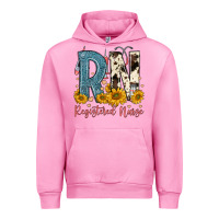 Fuchsia Pink rn registered nurse Urban Hoodie - FaDigitalArtStudio