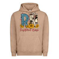 Pigment Burro rn registered nurse Urban Hoodie - FaDigitalArtStudio