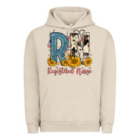 Pigment French Oak rn registered nurse Urban Hoodie - FaDigitalArtStudio
