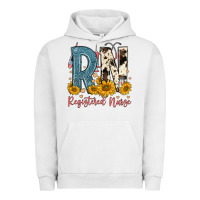 Pigment Lunar Rock rn registered nurse Urban Hoodie - FaDigitalArtStudio