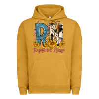 Pigment Peanut Butter rn registered nurse Urban Hoodie - FaDigitalArtStudio