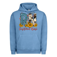 Pigment Pebble Blue rn registered nurse Urban Hoodie - FaDigitalArtStudio