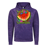 Cloud Purple sweet summertime watermelon Vintage Hoodie - Jasminsmagicworld
