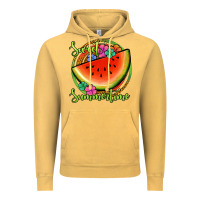 Vintage Mustard sweet summertime watermelon Vintage Hoodie - Jasminsmagicworld