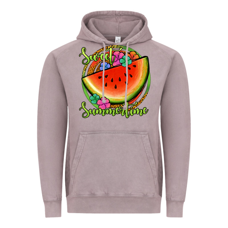 Sweet Summertime Watermelon Vintage Hoodie by Jasminsmagicworld | Teevron
