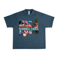 Midnight Navy small businesses summer vibe Urban Heavy Tee - NancyCooperArtShop