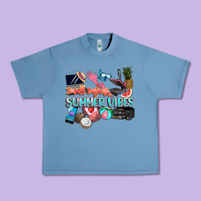 Small Businesses Summer Vibe Urban Heavy Tee Designed By Nancycooperartshop