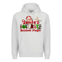 Dove Grey santas favorite baseball player Premium Hoodie - CowGirlArtShop