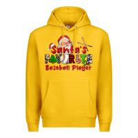 Lemon santas favorite baseball player Premium Hoodie - CowGirlArtShop