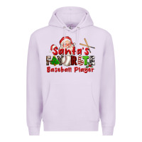 Lilac santas favorite baseball player Premium Hoodie - CowGirlArtShop