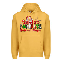 Mustard santas favorite baseball player Premium Hoodie - CowGirlArtShop
