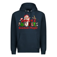 Navy santas favorite baseball player Premium Hoodie - CowGirlArtShop