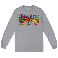 Peace Love Tacos Long Sleeve Tee | Teevron